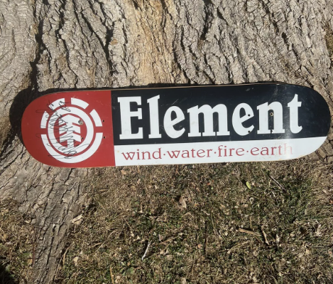 Signed Element skateboard deck